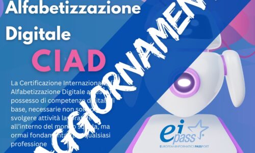 Aggiornamento da EIPASS 7 MODULI ad EIPASS STANDARD